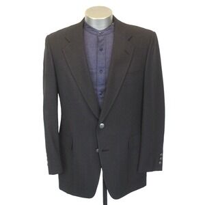 charcoal Hart Schaffner Marx Jack Nicklaus hopsack blazer jacket sport coat 44 R
